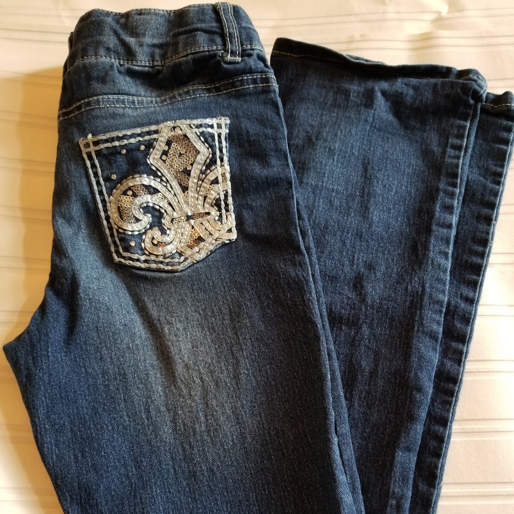 Embellished jeans